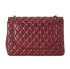 Maxi Classic Double Flap, &pound;4,500, Handbags, Burgundy, Caviar Leather, Back view